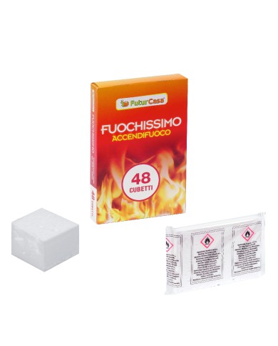 (ACCENDIFUOCO FUOCHISSIMO 48 CUBETTI)