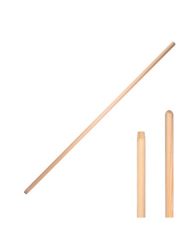 (MANICO IN LEGNO DI PINO NATURALE 130 CM)