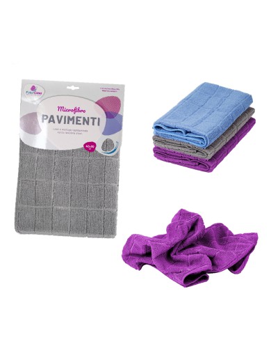 (PANNO MICROFIBRA 40X60 CM QUADRETTATO PAVIMENTO 260GR)