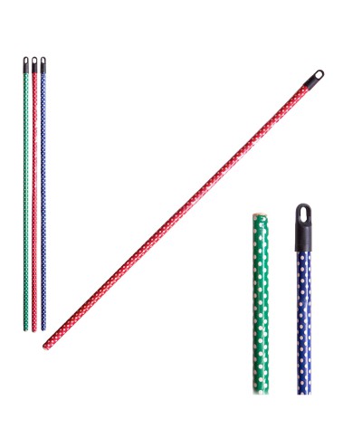 (MANICO LEGNO COLORATO RIVESTITO FANTASIA 120 CM)
